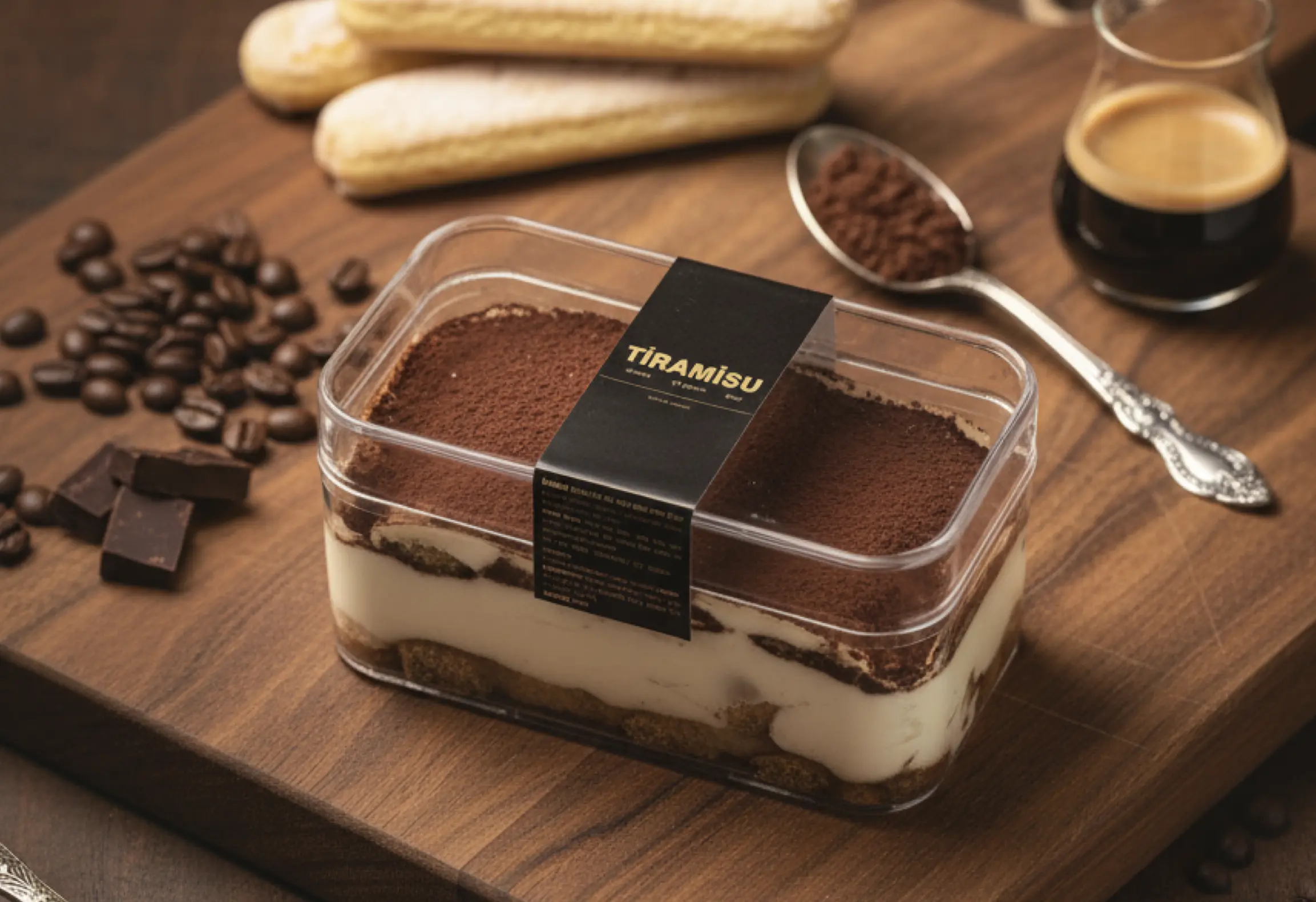Gastronomy Express İmza Tiramisu - El yapımı taze mascarpone ve cold brew demleme savoiardi bisküvili artisan İtalyan tatlısı